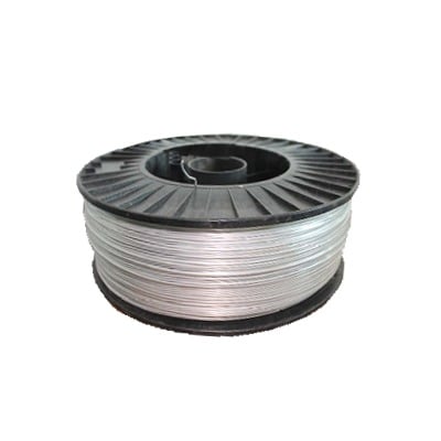 Bobina de 500 Metros (1640 Pies) / Alambre de Aluminio Reforzado / 14 AWG / Para Intemperie / Ideal para Cercas Electrificadas
