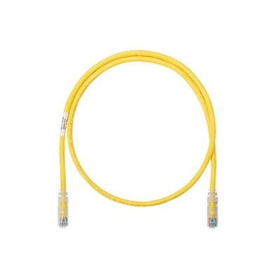 Cable de Parcheo UTP Categoría 6, con Plug Modular en Cada Extremo - 2 Metros (6.56 Pies) - Amarillo