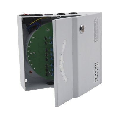 [PLK-24-AC-8A] Fuente de Poder Profesional de 24 Vca @ 8 Amper / Soporta 8 Cámaras / Voltaje de Entrada 110 Vca