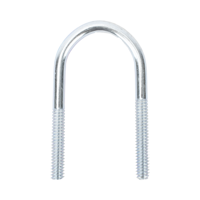 Abrazadera tipo U de 1 1/4", con acabado Electro Zinc, no incluye tuercas y arandelas 