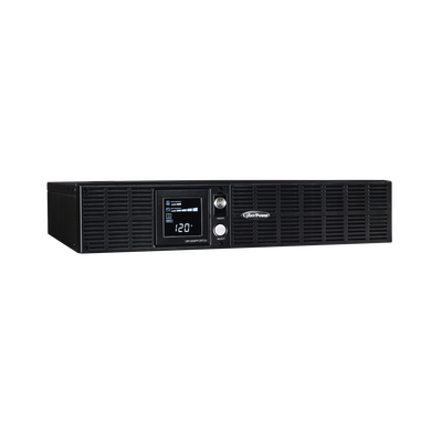 [OR1500PFCRT2U] UPS de 1500 VA/1050 W, Topología Línea Interactiva, Entrada 120 Vca NEMA 5-15P, Onda Senoidal Pura, Torre o Rack 2 UR, Con 8 Tomas NEMA 5-15R