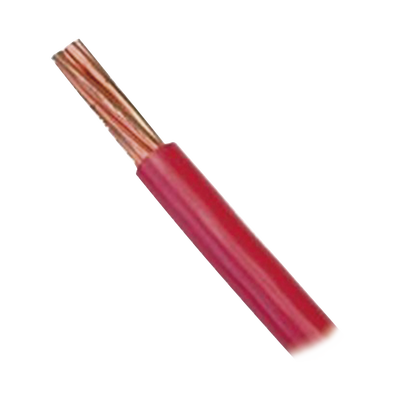 [SLY-304-RED] Cable 10 AWG Color Rojo, Conductor de Cobre Suave Cableado. Aislamiento de PVC, Auto Extinguible. (Venta por Metro)