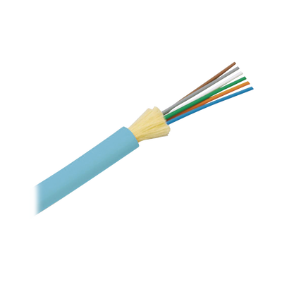 [FODRX06Y] Cable de Fibra Óptica de 6 Hilos, Multimodo OM3 50/125 Optimizada, Interior, Tight Buffer 900um, No Conductiva (Dieléctrica), OFNR (Riser), Precio Por Metro
