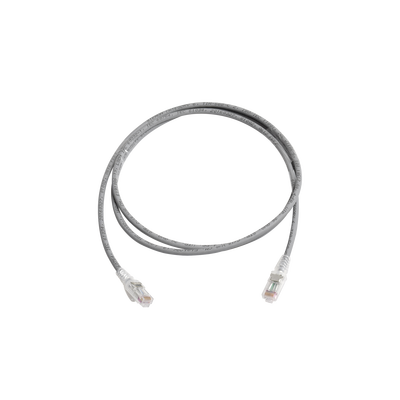 Patch Cord MC6 Modular Cat6 UTP, CM/LS0H, 1.52 Metros (5 Pies), Color Gris