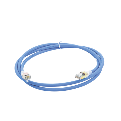 [ZM6A-05-06B] Patch Cord Z-MAX Cat6A UTP, CM, 1.52 Metros (5 Pies), Color Azul, Versión Bulk (Sin Empaque Individual)