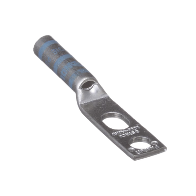 Zapata de compresión LCC6-14JAW-l para cal. 6 Awg, Doble barreno para tornillo prisionero de 1/4, 1 pz