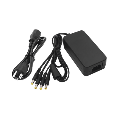 [PLK12DC4CH] Fuente de Poder de 4 Salidas tipo Jack Macho de 12 Vcc / 5 Amper