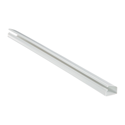 [LD10WH6-A] Canaleta LD10 de PVC rígido, con cinta adhesiva para instalación sin herramientas, de 38.4 x 24 x 1828.8 mm, Color Blanco