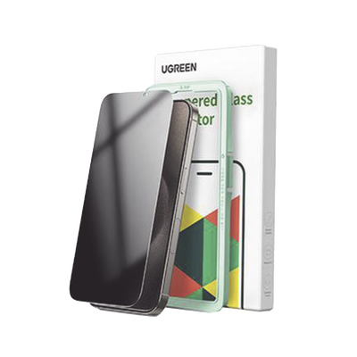 [45976] Protector de pantalla UGREEN HD con marco de instalación para iPhone 16 Pro Max (paquete de 1)